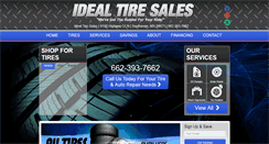 Desktop Screenshot of idealtiresales.com